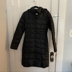 North face black parka